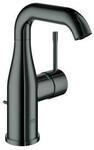 Grohe Waschtisch-Einhebelmischer Essence hd graphite, M-Size, mit Ablaufgarnitur