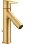 hansgrohe Waschtisch-Einhebelmischer 100 Axor Starck A 103mm, m HG, Zugst.Abl.Gar.,