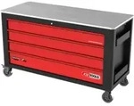 KS Tools PERFORMANCEplus P40 SCHWARZ/ROT Werkstattwagen mit 4 Schubladen