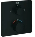 Grohe Fertigmontageset Grohtherm UP-Br-THM, m 2-W.-Umstg., eck., ma bla