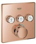 Grohe Fertigset Grohtherm Smartcontrol UP-THM, 3 Absperrventil, eck., warm sunset
