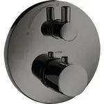 hansgrohe Fertigmontageset Axor Uno UP-THM, m Absperrventil, pol. black chrome