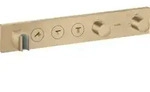 hansgrohe Fertigmontageset Axor Select UP-Thermostat., 3 Verbr., brushed bronze