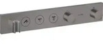hansgrohe Fertigmontageset Axor Select UP-Thermostat., 3 Verbr., brush. bla vc