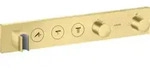 hansgrohe Fertigmontageset Axor Select UP-Thermostat., 3 Verbr., brushed brass