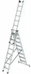 MUNK Stufen-Mehrzweckleiter 3-teilig mit nivello&reg;-Traverse 3x8 Stufen