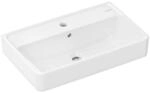hansgrohe Waschtisch Xanuia Q Compact 600x370mm, m HL/&Uuml;L, SmartClean, wei&szlig;