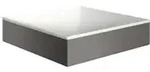 hansgrohe Aufsatzwaschtisch Axor Suite 400x400mm, brush. bla vc, Aufsatzbecken, we.