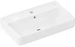 hansgrohe Waschtisch Xanuia Q Compact 650x390mm, mit Hahnloch/&Uuml;berlauf, wei&szlig;