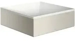 hansgrohe Aufsatzwaschtisch Axor Suite 285x285mm, Edelstahl-Optik, Aufsatzbecken, we.