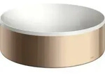 hansgrohe Aufsatzwaschtisch Axor Suite 300mm, pol. r gold, Aufsatzbecken, wei&szlig;
