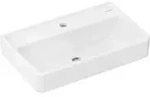 hansgrohe Waschtisch Xanuia Q Compact 600x370mm, m Hahnl., ohne &Uuml;berlauf, wei&szlig;