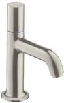 hansgrohe Standventil 70 Axor Ausl. 100mm, o. Abl.garn, Edelstahl-Optik