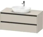 Duravit Waschtischunterschrank Ketho.2 120x55cm, T m, Pl m 1 Ausschn, wandh&auml;ngend