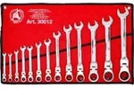 BGS Do it yourself Ratschenring-Maulschl&uuml;ssel-Satz 30012, flexible K&ouml;pfe, SW...