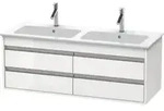 Duravit Waschtischunterschrank Ketho 127x47,5x48cm, 4 Schubk., wandh&auml;ngend, we hgl