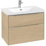 V&B Waschtischunterschrank Subway 3.0 77,2x57,6x47,8cm, m LE/Gr AL gl, Nord Oa
