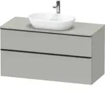 Duravit Waschtischunterschrank D-Neo 120x55cm, sw/gr m, 2 SBK, 1 A, 1 Pl