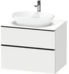 Duravit Waschtischunterschrank D-Neo 80x55cm, sw/w m, 2 SBK, 1 A, 1 Pl