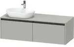 Duravit Waschtischunterschrank Ketho.2 140x55cm, B L, bg ma, 2 Ausz., wandh&auml;ngend