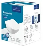 V&B Combi-Pack Wand-Tiefsp&uuml;l-WC Architectura 37x53cm, ov, wd, Abg wa, m Sitz, we C+