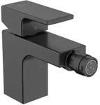 hansgrohe Bidet-Einhebelmischer Vernis Shape m Zugstangen-Ablaufgarnitur, mattschwarz