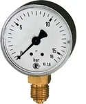 Riegler Standardmanometer, Kunststoffgeh., G 1/4 unten, 0-10,0 bar, &Oslash;63