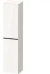 Duravit Hochschrank D-Neo 40x36cm, 1 T&uuml;r, 5 B&ouml;, An L, sw/w hgl