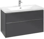 V&B Waschtischunterschrank Subway 3.0 97,3x57,6x47,8cm, m LE/Gr Alu gl, graph.