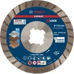Bosch EXPERT MultiMaterial X-LOCK Diamanttrennscheiben, 115 x 22,23 x 2,4 x 12...