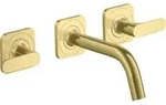 hansgrohe Fertigset Axor Citterio M UP-3-Loch-Waschtischarmatur, A 166mm, Ros.,