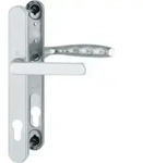 Hoppe Profilt&uuml;r-Garnitur New York 099KH/3346/1810 Alu. F1 PZ f. TS 67-72mm