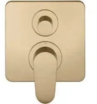 hansgrohe Fertigset Axor Citterio M UP-Wannen-Einhebelmischer, brushed bronze