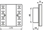Jung KNX Komp.-Raumcontr.-Modul 4fach LS 5294 D1 ST