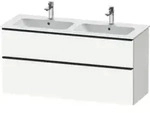 Duravit Waschtischunterschrank D-Neo 128x46,2cm, 1 Kast, 1 A, schwarz/wei&szlig; ma