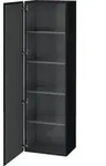 Duravit Hochschrank L-Cube 50x36,3x176cm, T&uuml;r links, Eiche schwarz