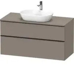 Duravit Waschtischunterschrank D-Neo 120x55cm, sw/Bas m, 2 SBK, 1 A, 1 Pl