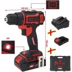 KS Tools eMONSTER Brushless-Akku-Bohr-Schrauber-Satz, 4-tlg