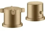 hansgrohe Fertigset Axor Citterio E 2-L-BW-Rand-Arm., m Thermostat, brush. bron