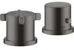 hansgrohe Fertigset Axor Citterio E 2-L-W-Ran-Arm, m Thermostat, brush. bla vc