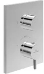V&B Fertigmontageset Conum UP-Thermostat m 2-W-Mengenreg., Wd., chr