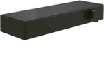 V&B Brause-Thermostat Infinity Showers 210x150x495mm, eck., Wandmont., ma black