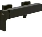 V&B Einhebel-Duscharmatur Subway 3.0 m R&uuml;ckflussschutz, Wandmont., matt black