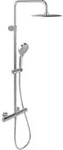V&B Duschsystem Verve Showers TH, m Umst, 3-strg., Wd, brush. ni. bla