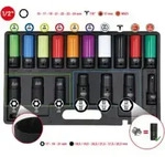 KS Tools 1/2 Zoll MASTER Spezial-Kraft-Stecknuss-Satz f&uuml;r Radverschraubungen,