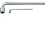 Gedore Steckschl&uuml;ssel abgerundet, 17 mm, 4-kant, 280 mm lang, Werkzeug f&uuml;r Muttern