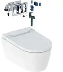 Geberit WC-Komplettanlage AquaClean Sela mit Wand-WC, wei&szlig; KeraTect