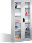 C+P Werkzeugschrank mit Sichtfenster-Dreht&uuml;ren, innen 4 B&ouml;den,...