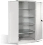 C+P Schwerlast-Werkzeugschrank XXL mit Dreht&uuml;ren, innen 4 B&ouml;den, H1950xB930xT800mm