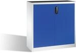 C+P Werkzeug-Beistellschrank mit Dreht&uuml;ren, innen 2 B&ouml;den, H1200xB1200xT500mm Front